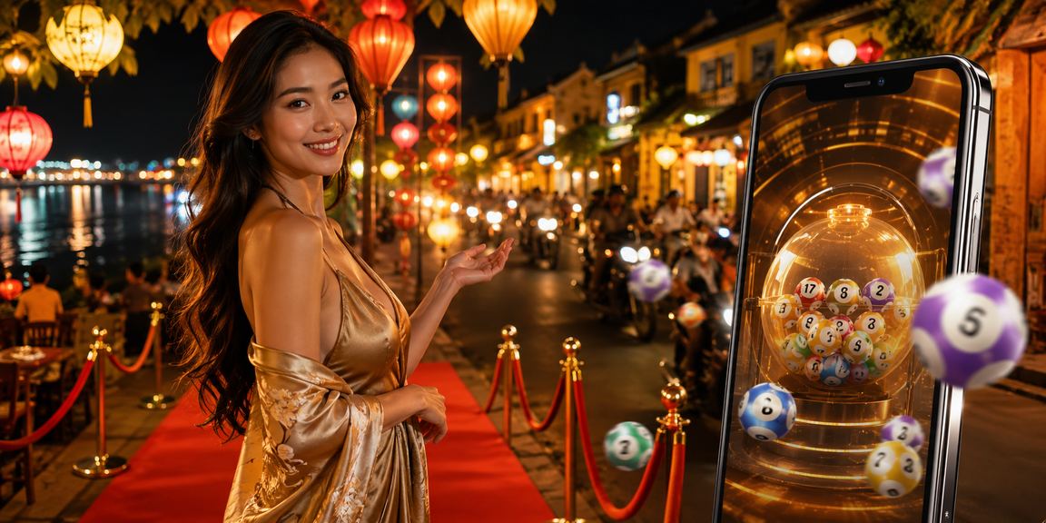 Người dùng Hội An xem thông tin cá cược và xổ số bên ly cà phê buổi sáng