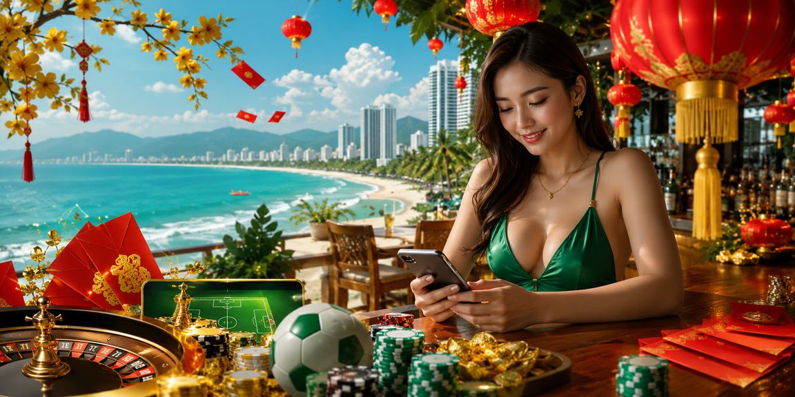 Không gian giải trí casino trực tuyến sang trọng tại Việt Nam